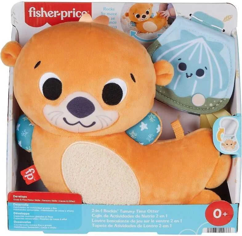 Fisher Price Sensimals žaislų rinkinys kūdikiams "Ūdra ir veidrodėlis"